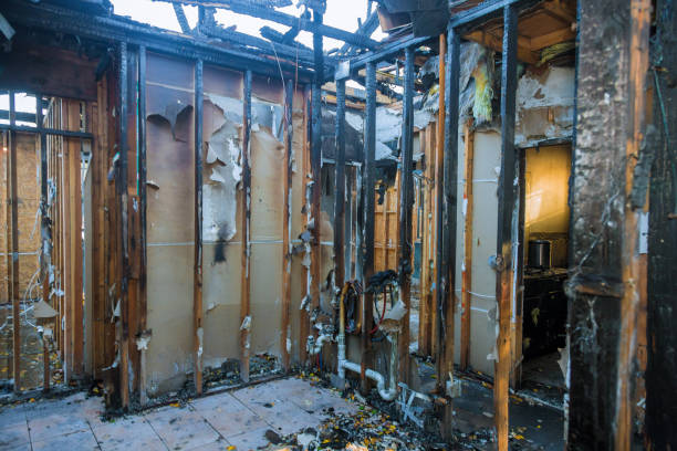 Professional Emergency Fire Cleanup technician working in Royalton, MN
